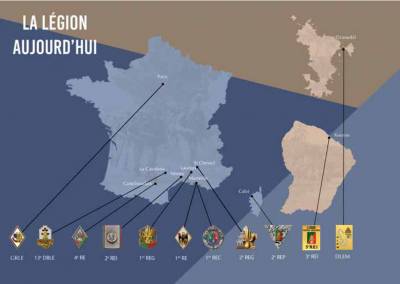 Régiments et unités composant la Légion étrangère 82-la-legion-aujourdhui