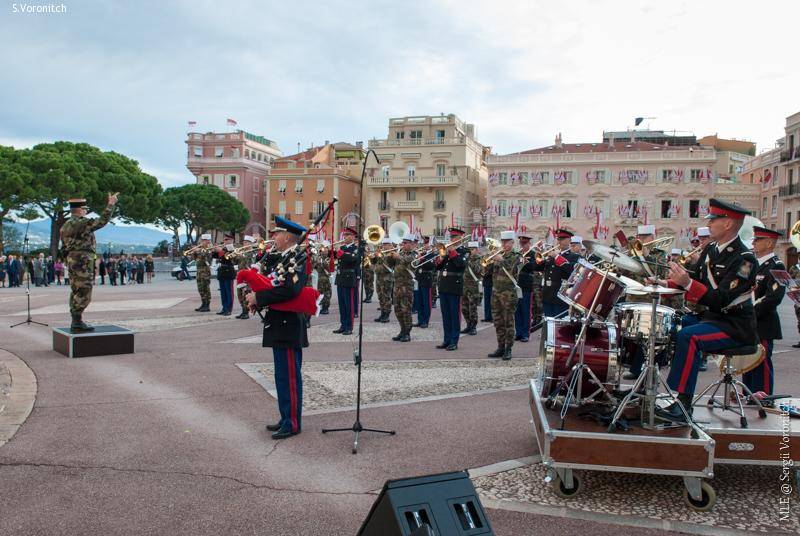 2014_Monaco_Fête_Nationale Journée de répétitions sur le « Rocher »